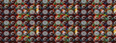 Güzel suluboya yaz çiçekleri deseni..