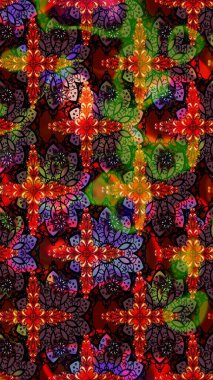 Güzel suluboya yaz çiçekleri deseni..