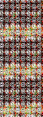 Raster stili kumaş deseni. Çiçekler suluboya çizim deseni.