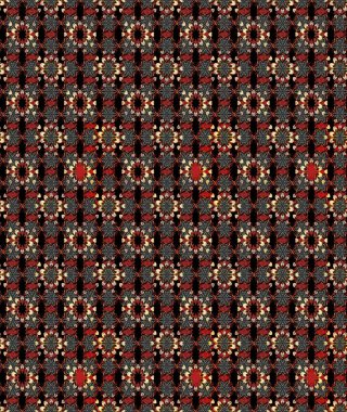 Küçük bir çiçekte eskiz deseni. Hoş bir çiçek geçmişi var. Güzel kumaş deseni. Raster illüstrasyonu.