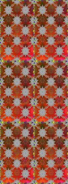 Raster çiçekleri klasik tarzda çizilmiş. Çiçekli, pürüzsüz bir desen. Raster illüstrasyonu. Nazikçe, bahar çiçekleri kahverengi ve gri renklerde.