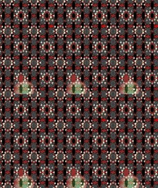 Çiçekli çiçek deseni, suluboya. Raster deseni. Süslü kumaş deseni.