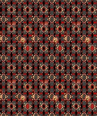 Eski usul küçük çiçekli şirin bir eskiz deseni. Moda arka planında parlak buketler. Kumaş, duvar kağıdı ve kağıt üzerine baskı yapmak için gelişen arka plan. Raster illüstrasyonu.