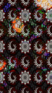 Küçük siyah ve kahverengi çiçeklerle oldukça eski bir besin torbası deseni. Tekstil, kumaş, kapaklar, duvar kağıtları, baskı, paket, koleksiyon defteri, örgü, dekupaj için çiçek arkaplanı..