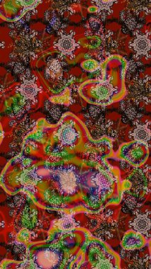 El çizimi Raster çizimi. Çizim çiçek deseni duvar kağıdı, web sitesi arka planı, ambalaj kağıdı, davetiye, broşür, afiş veya web sitesi için kullanılabilir. Karalama elementleri.