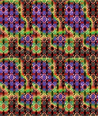 Elle çizilmiş çiçek desenli Raster çizimi. Tekstil, kumaş, ambalaj, hatıra defteri için hoş bir çiçek arkaplanı. Çocuksu tasarım. Siyah ve kırmızı arkaplanda.