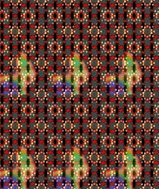 Güzel çiçek deseni. Siyah ve kırmızı renkte çiçekler. Renkli Bahar Teması eskiz kalıbı. Düz Çiçek Elementleri Tasarımı.