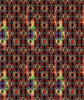 Raster düz çiçek çizim deseni. Hediye ambalaj kağıdı, tebrik kartları, posterler ve pankart tasarımı. Siyah ve kahverengi renkte çiçekler.