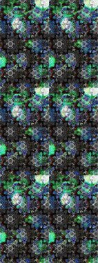 Raster illüstrasyonu. Güzel kumaş deseni. Küçük bir çiçekte eskiz deseni. Güzel çiçek arkaplanı..