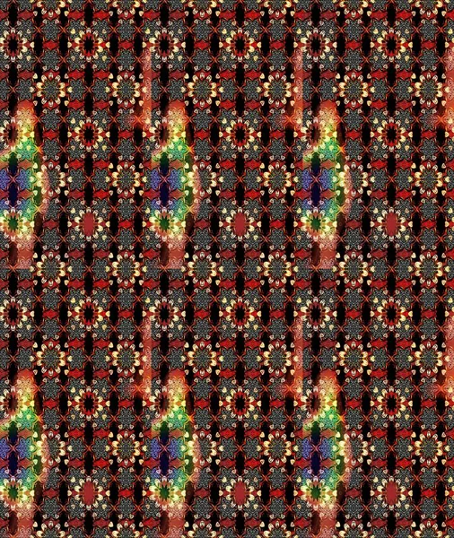 Raster düz çiçek çizim deseni. Hediye ambalaj kağıdı, tebrik kartları, posterler ve pankart tasarımı. Siyah ve kahverengi renkte çiçekler.