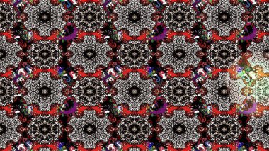 Raster illüstrasyonu. Siyah ve nötr renklerde çiçekler. Çizim çiçek deseni duvar kağıdı için kullanılabilir.