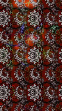 Vadinin çiçekleri kahverengi ve gri renklerde. Eskiz arkaplan modeli. Raster - stok. Suluboya, elle çizilmiş.