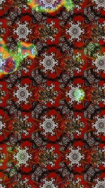 Güzel kumaş deseni. Raster illüstrasyonu. Bahar çiçekli güzel bir çiçek deseni..