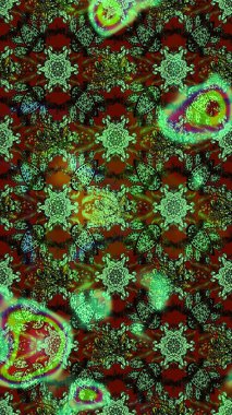 Küçük yeşil ve kahverengi çiçekli oldukça eski bir besin torbası deseni. Tekstil, kumaş, kapaklar, duvar kağıtları, baskı, naylon, koleksiyon defteri, örgü, dekupaj için güzel bir eskiz. Millefleurlar.