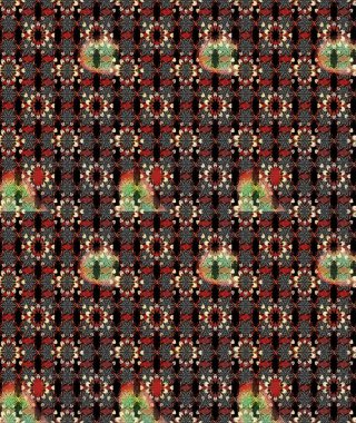 Varicoloblack ve kahverengi raster çizimi. Birçok siyah ve kahverengi soyut çiçekli tropikal eskiz deseni. Küçük çiçekte sevimli çiçek deseni var..