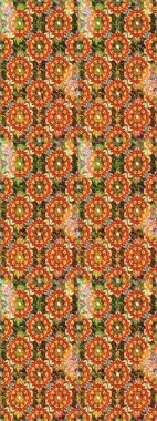 Renkli Bahar Teması eskiz kalıbı. Eskiz klasiği. Düz Çiçek Elementleri Tasarımı. Raster Şirin kumaş deseni.