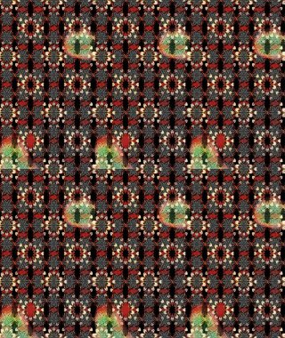 Varicoloblack ve kahverengi raster çizimi. Birçok siyah ve kahverengi soyut çiçekli tropikal eskiz deseni. Küçük çiçekte sevimli çiçek deseni var..