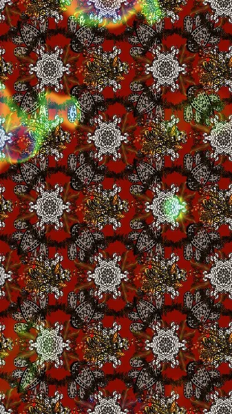 Güzel kumaş deseni. Raster illüstrasyonu. Bahar çiçekli güzel bir çiçek deseni..