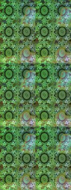 Ultraviyole kumaş deseni. Organik motif arka planı. Çizim kalıbı. Raster illüstrasyonu.