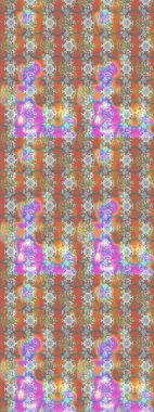 Raster çiçek desenli çiçek deseni, yapraklar, dekoratif elementler, sıçrama, lekeler, el çizimi kontur çizgileri ve Doodle çizim stili, grafik raster çizim çizimi.