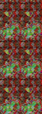 Kahverengi ve gri renkli çiçekler. Küçük çiçekte sevimli çiçek deseni var..