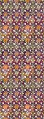 Güzel kumaş deseni. Hoş bir çiçek geçmişi var. Raster illüstrasyonu. Küçük bir çiçekte kusursuz desen.