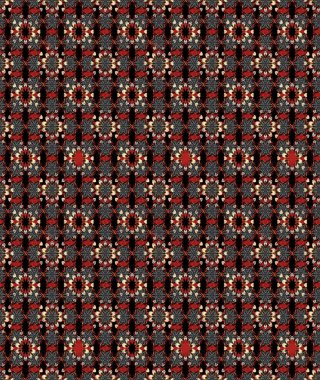 Doodle çiçekler ve dalları, otlar ve çiçekler. Elle çizilmiş. Raster resim. Güzel kumaş deseni.