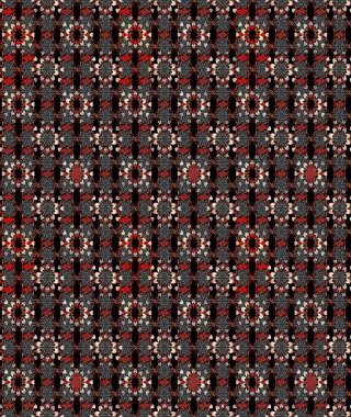 Çiçek deseni. Flower eskiz arka planı. Şatafatlı bahar bahçesi dokusu. Raster illüstrasyonu.