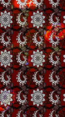 Kahverengi ve siyah renkli çiçekler. Renkli Bahar Teması eskiz kalıbı. Düz Çiçek Elementleri Tasarım Raster illüstrasyonu. Çiçekli çiçek deseni, suluboya..