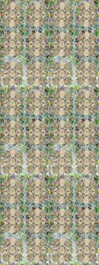 Raster illüstrasyonu. Tekstil veya kitap kapakları, imalat, duvar kağıtları, baskı, hediye paketi ve yapıştırma kitabı için çiçek eskizi geçmişi. Küçük ölçekli çiçeklerdeki basit sevimli desen.