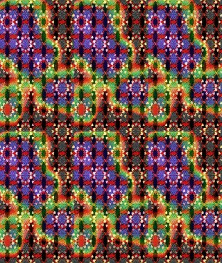 Organik motif arka planı. Çizim kalıbı. Raster illüstrasyonu. Ultraviyole kumaş deseni.