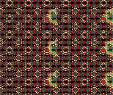 Çiçekli karalama şeklinde Raster çiçek deseni. Nazik, yaz çiçekleri siyah ve kırmızı renklerde. Raster illüstrasyonu.