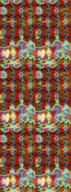 Gri ve kahverengi renkli çiçekler. Düz Çiçek Elementleri Tasarımı. Renkli Bahar Teması eskiz kalıbı. Çiçekli çiçek deseni, suluboya. Raster illüstrasyonu.