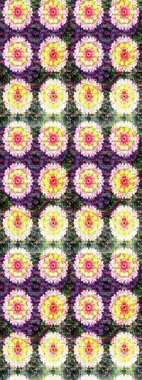 Ton halinde. Moda baskısı. Suluboya desenli çiçek deseni. Çiçeğin suluboya çizimlerinin mükemmel deseni. Dekorasyon ve tasarım için güzel desen.