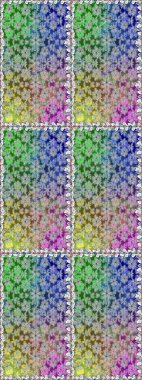 Vadinin çiçekleri tarafsız renklerde. Çiçeksiz desenlerin çizimi.