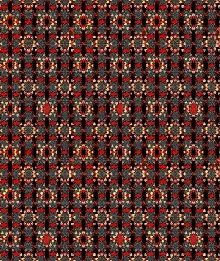 Zarif, parlak ve eskiz siyah ve kırmızı çiçek desenli. Sabıka fotoğraflarında, bebek kıyafetlerinde, duvar kâğıtlarında, paket kutularında falan kullanılabilir. Raster..