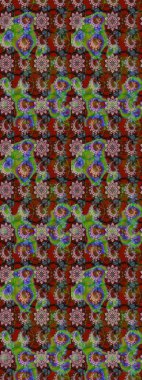 Kızılderili desenli desenli desenli şal deseni. Raster Henna dövme stili. Etnik Mandala süsü. Tekstil, tebrik kartı, boyama kitabı, telefon kılıfı baskısı için kullanılabilir.