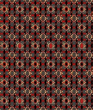 Zarif, parlak ve eskiz siyah ve kırmızı çiçek desenli. Sabıka fotoğraflarında, bebek kıyafetlerinde, duvar kâğıtlarında, paket kutularında falan kullanılabilir. Raster..