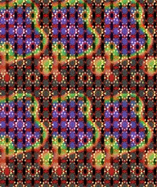 Çiçekli el çizimi çizimi deseni. Modern gelişim, siyah ve kırmızı raster arka plan duvar kâğıdı illüstrasyonu, klasik çizgi çizgisi, desenli desenli çiçekler, çiçekli süsler..