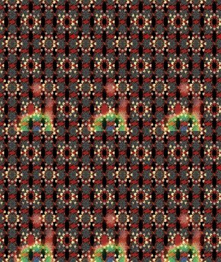 Raster düz çiçek çizim deseni. Hediye ambalaj kağıdı, tebrik kartları, posterler ve pankart tasarımı. Siyah ve kahverengi renkte çiçekler.