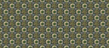 Gri, mavi ve siyah renklerde altın elementlerle kusursuz desen. Kusursuz altın desen. Raster doğulu süsü.