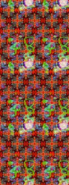 Kırmızı ve kahverengi renkte çiçekler. Elle boyanmış suluboya resim çizimi çiçekler ve bitkiler.