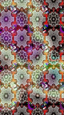 Raster Yumuşak kumaş deseni. Raster çiçek izi. Çiçeksel nötr ve siyah çizim deseni. Klasik taslak çizimi.