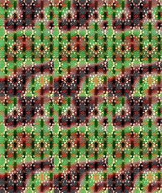 Şirin çiçekler. Çizgi çizimi kalıbı. Raster Moda kumaş deseni.