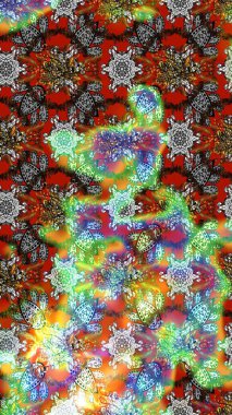 Nazik, narin çiçek arkaplanı. Gri ve kahverengi renkli çiçekler. Raster çiçek desenli ve çiçekli..