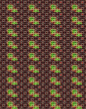 Raster Illustrasyon 'daki Çiçek Deseni' nin son moda çizimi. Güzel kumaş deseni. Renkli Yaz Temalı eskiz kalıbı. Düz Çiçek Elementleri Tasarımı.