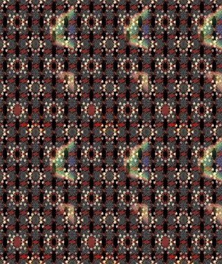 Çiçekli çizim şekli. Siyah ve kahverengi renkte çiçekler. Renkli Bahar Teması eskiz kalıbı. Düz Çiçek Elementleri Tasarımı.