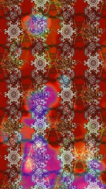 Davetiye ve kartpostal tasarımı için dekoratif çiçek unsurları. Poster ya da kapak için arka plan. Tekstil için figür. Yapraklı çizim şekli. Sevimli zarif çiçekler Raster illüstrasyonu.