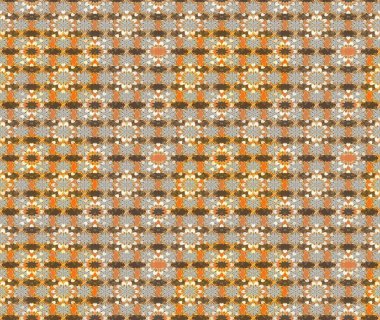 Nakış desenli çiçek deseni. Renkli grunge, soyut arkaplanı kolonya ve bej çiçekleriyle süslüyor. İzler, kumaş, duvar kağıtları, tekstil için raster dokusu.