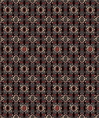 Çiçekli bahar çiçekleri. Küçük çiçekte güzel bir desen. Küçük renkli çiçekler. Moda baskıları için zarif bir şablon. Motley illüstrasyonu. Çizim.